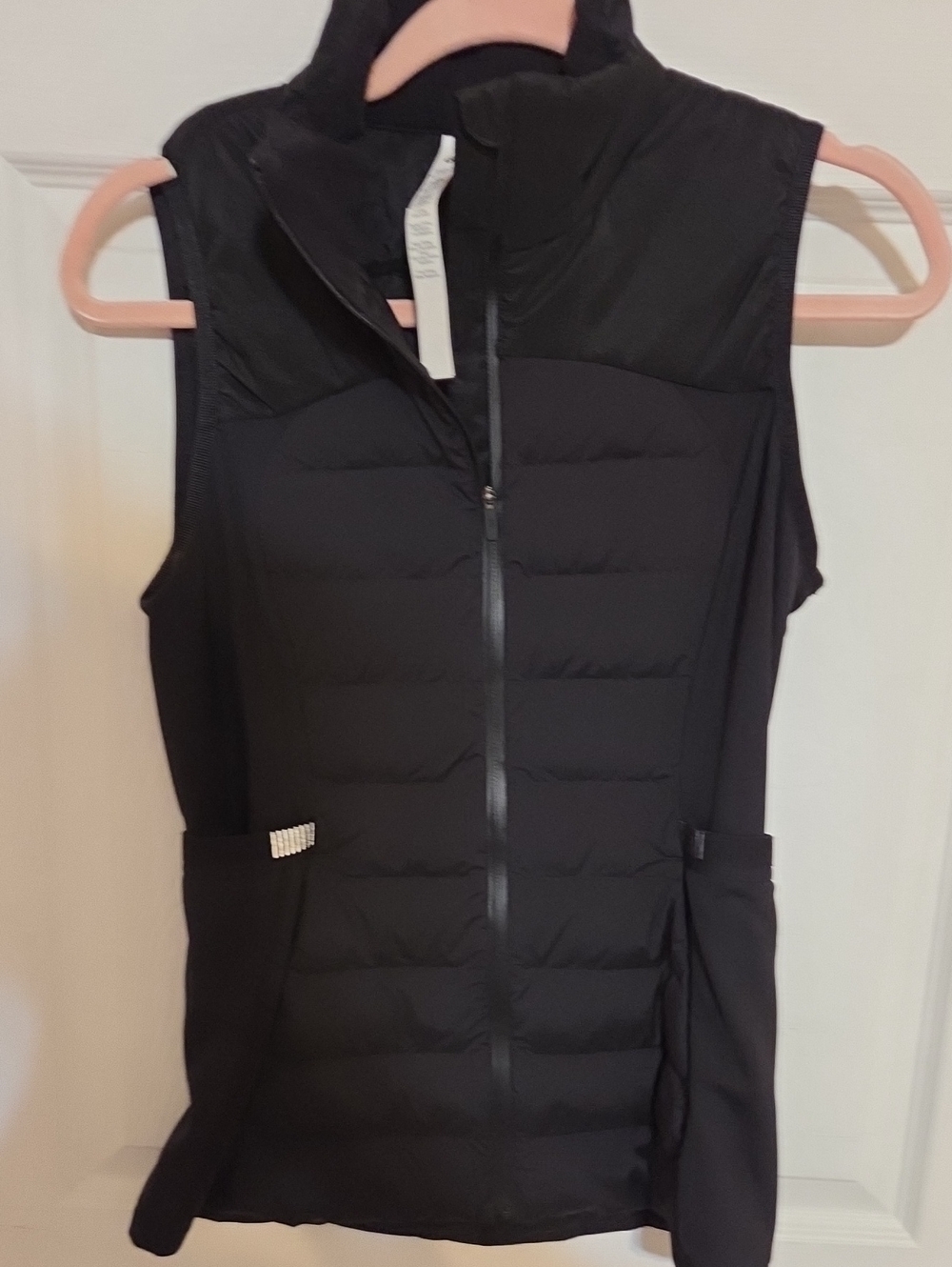 lululemon athletica Black Quilted Sleeveless Vest